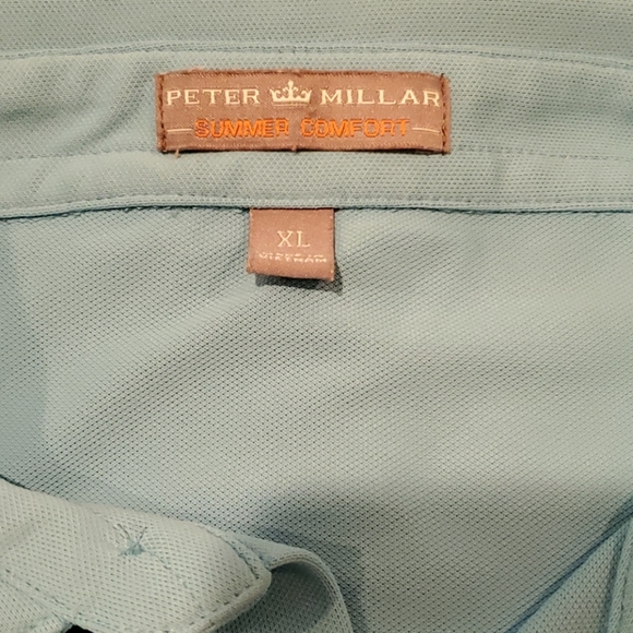 SOLD Peter Millar XL Short Sleeve Golf Shirt - Picture 3 of 3